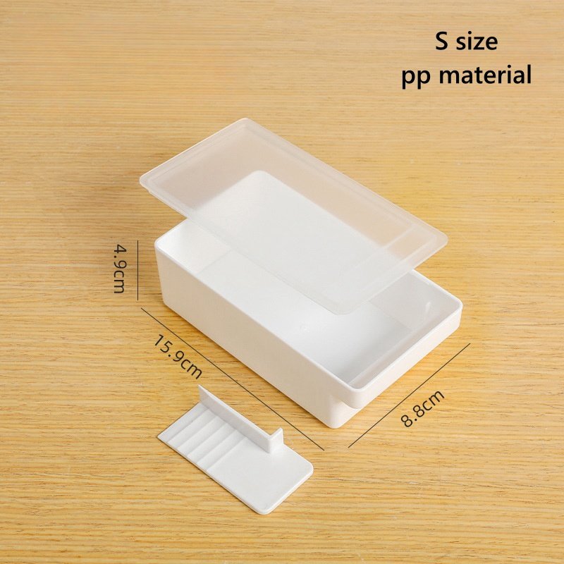 Plastic Cheese & Butter Container with Lid Microwavable Food Storage for Counter Top Cheese Box for Cutting Butter
