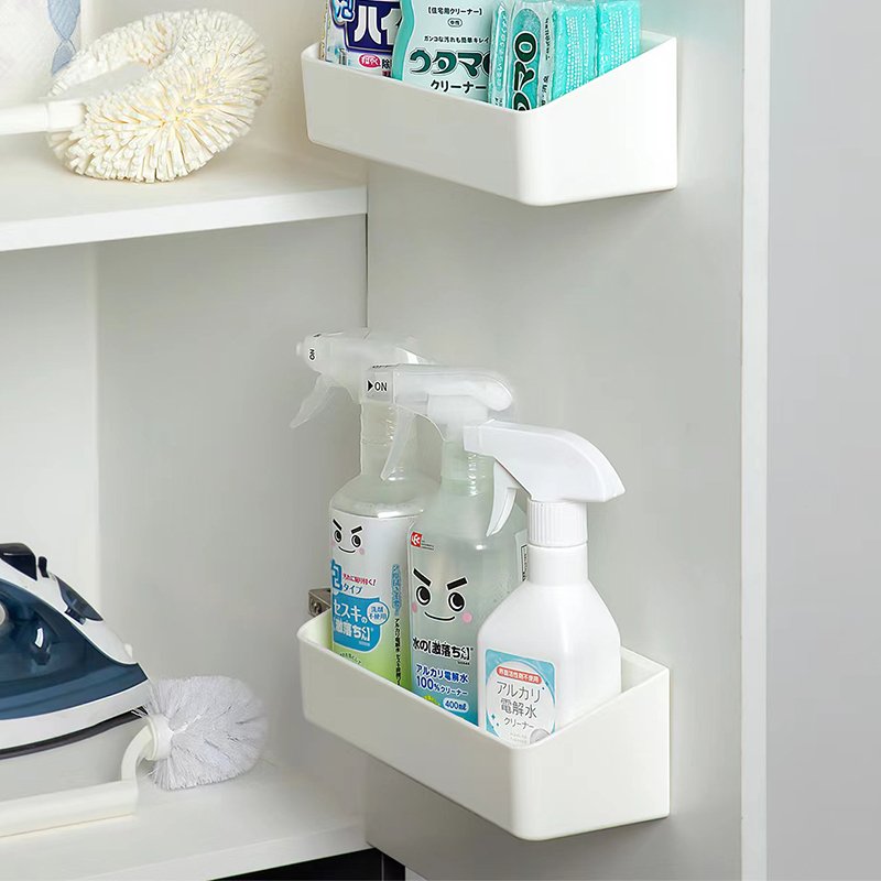 URU Wall Mounted Storage Box Portable Bathroom Shelf New Plastic Organizer Holder