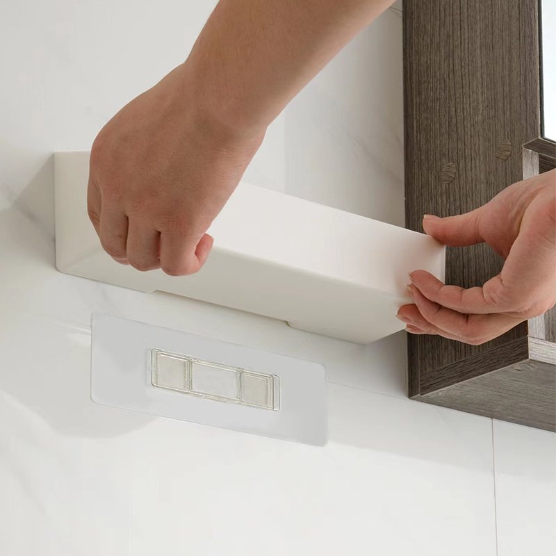 URU Wall Mounted Storage Box Portable Bathroom Shelf New Plastic Organizer Holder