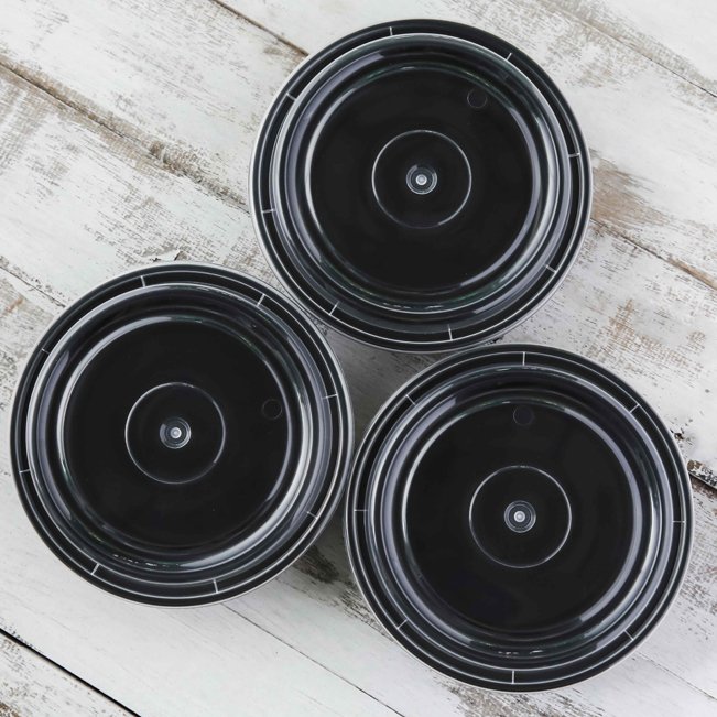 High Quality Small Plastic Food Containers Microwave Safe Pp Plastic 3 Compartment 500Ml Food