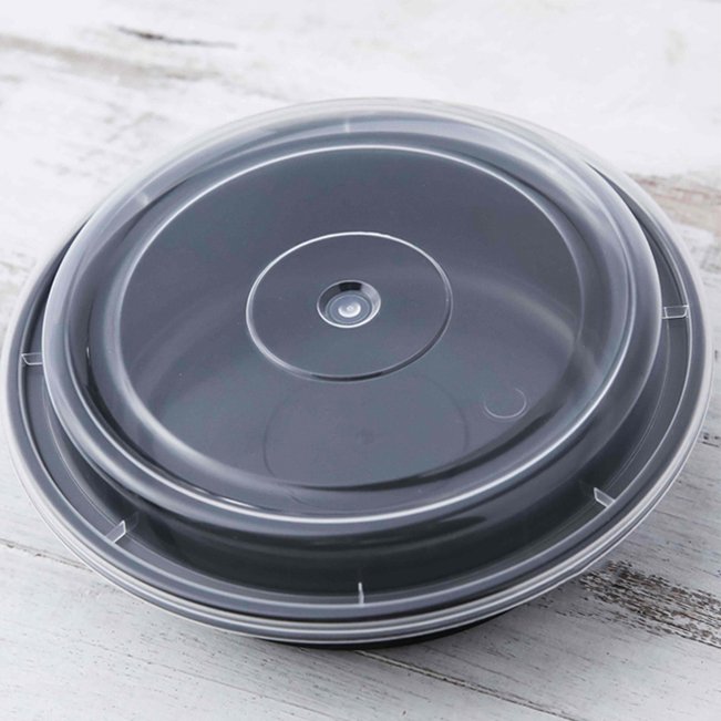 High Quality Small Plastic Food Containers Microwave Safe Pp Plastic 3 Compartment 500Ml Food