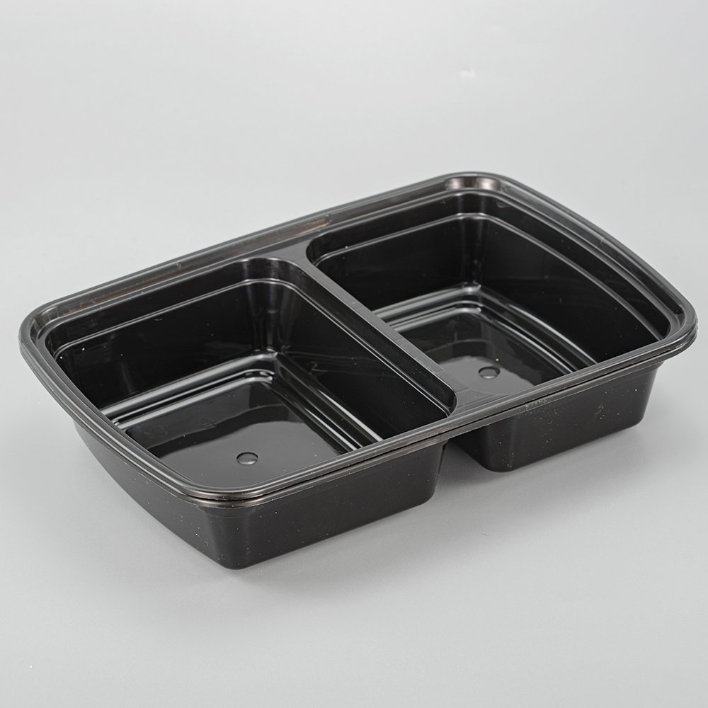 Wholesale 1 2 3 compartment plastic bento box disposable takeaway meal prep containers set plastic food storage