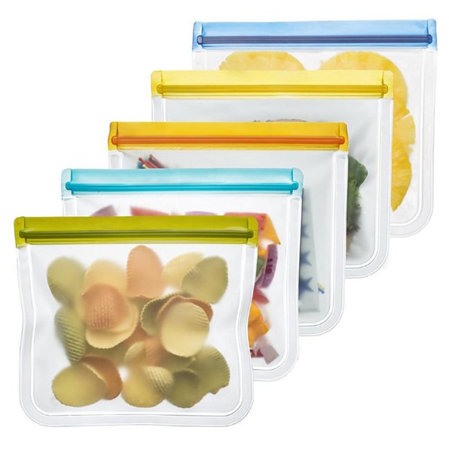 Custom LOGO High Quality Reusable PEVA Food Storage Bag