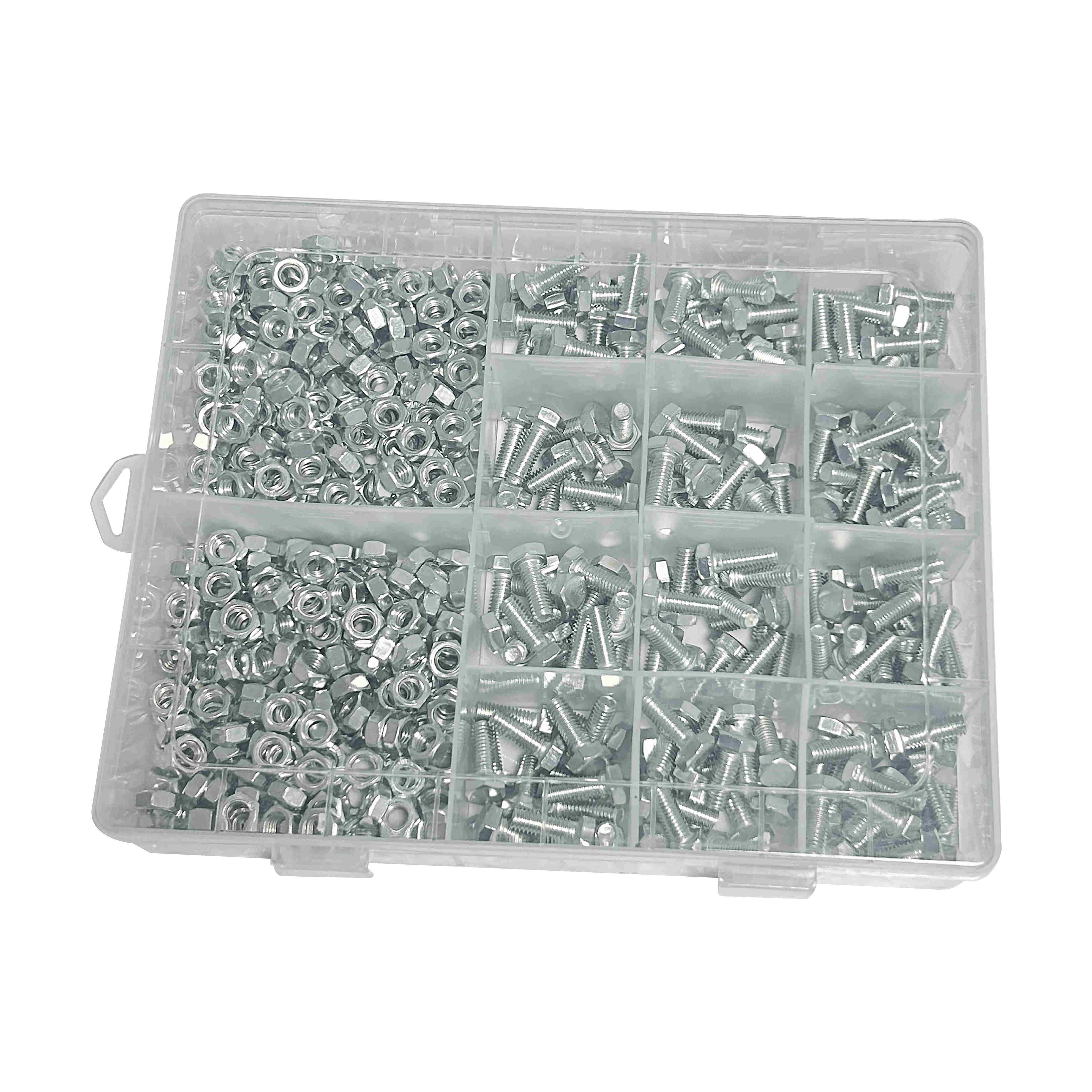 Customized Transparent Adjustable Pp Storage Box For Small Component Jewelry Tool Box Bead Pills Organizer Nail Art Tip