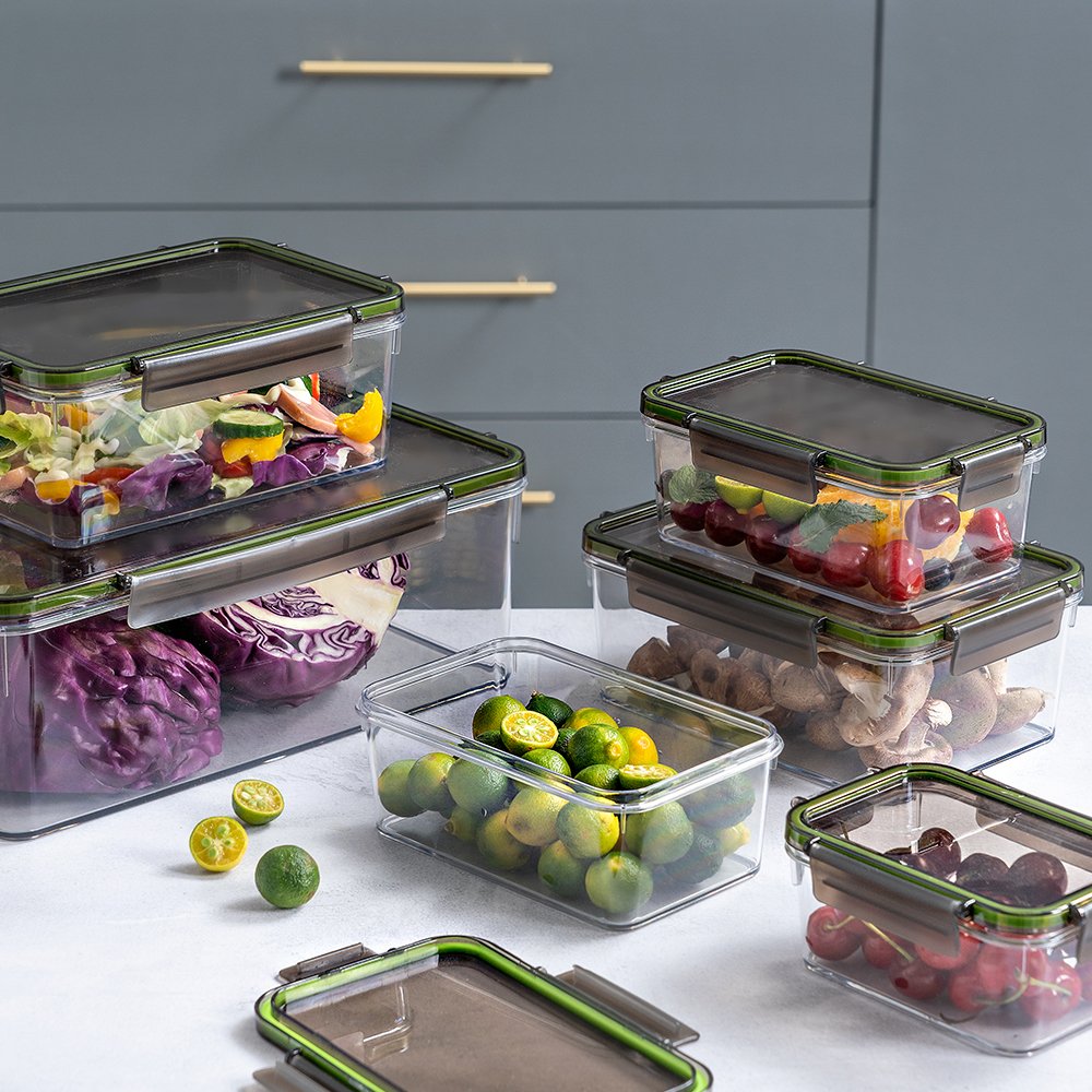 High quality eco friendly kitchen clear food storage box