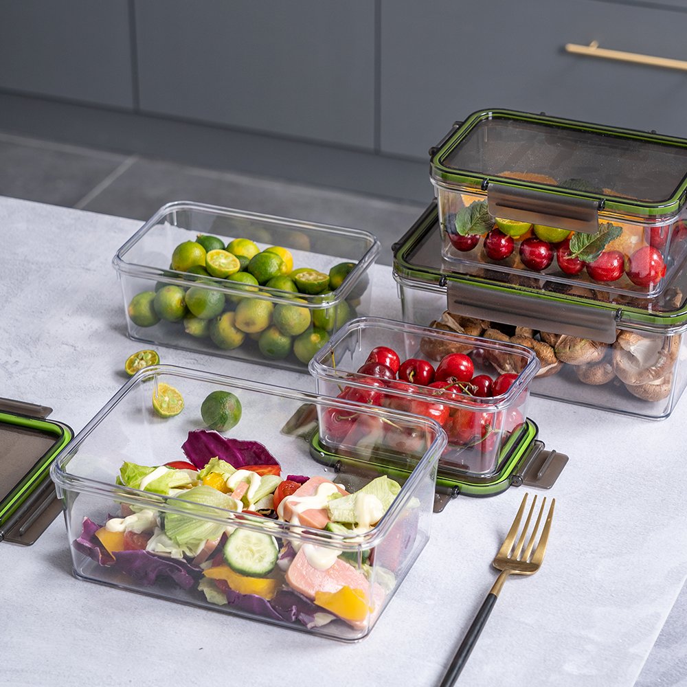 High quality eco friendly kitchen clear food storage box