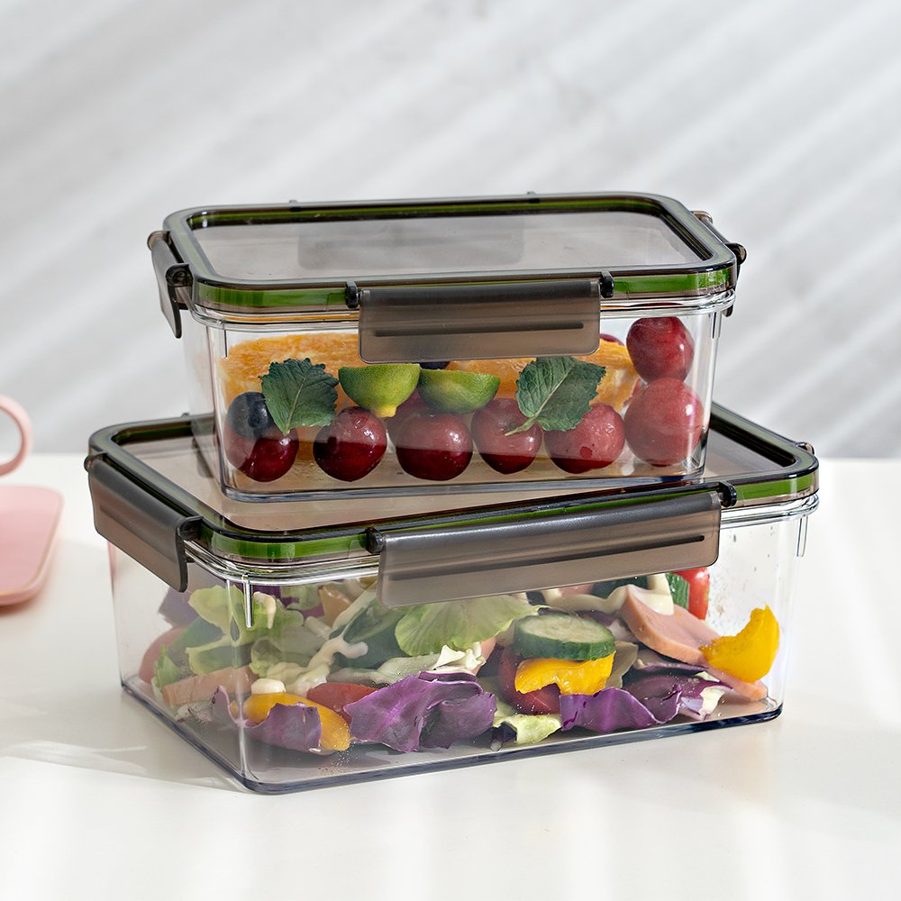 High quality eco friendly kitchen clear food storage box