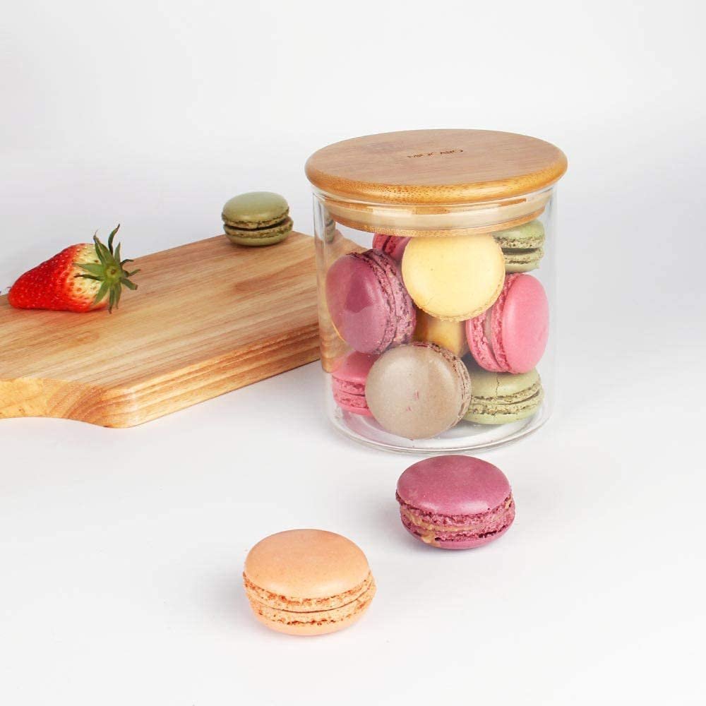 Combohome Airtight Home And Kitchen Organizer Glass Food Storage Containers Jar Storage Canister Organization