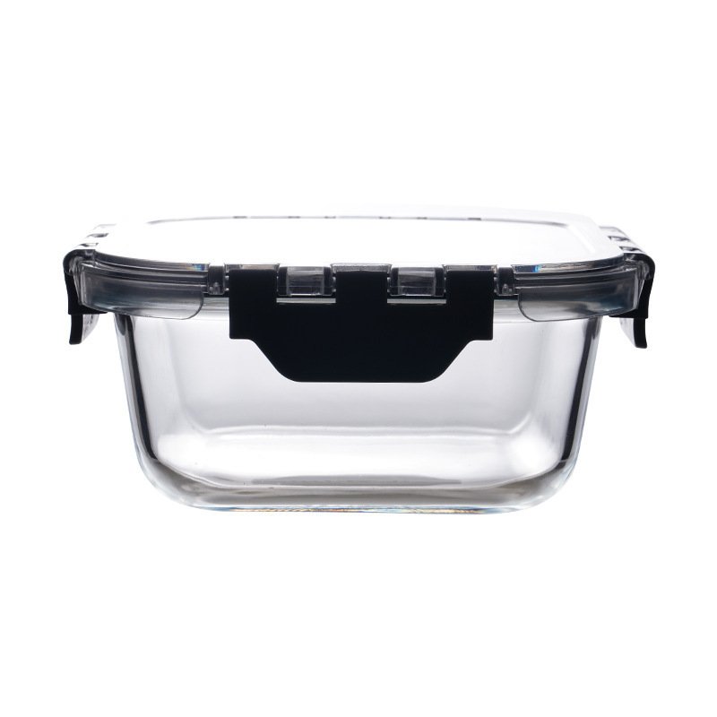 ECO-Friendly high borosilicate heat resistant microwavable superior glass food storage containers set safe food containers