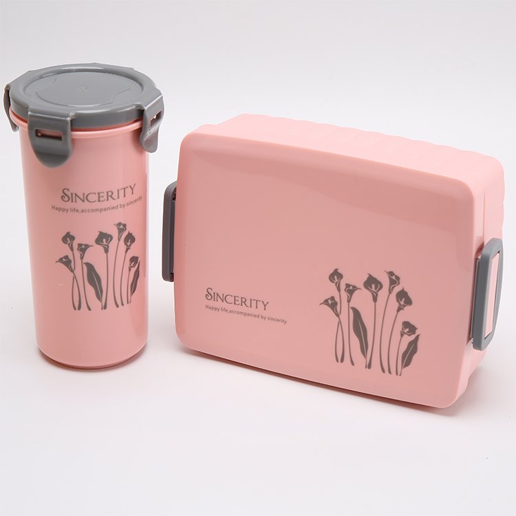 1000ml rectangle plastic eco-friendly microwave safe adult food storage container school children kids takeaway bento lunch box