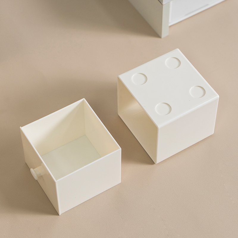 Wholesale Free Combination Building Blocks Plastic storage box Cosmetics Jewelry Sundries Stacking storage box