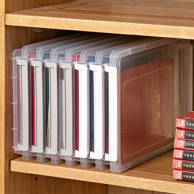 Wholesale plastic storage box office A5 paper certificate organizer desktop drawer storage box
