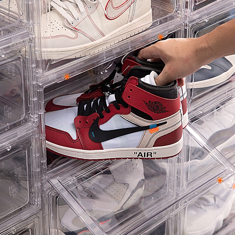 GREENSIDE Wholesale Manufacture Solid Airtight Stackable Transparent Clear Plastic Shoe Storage Box