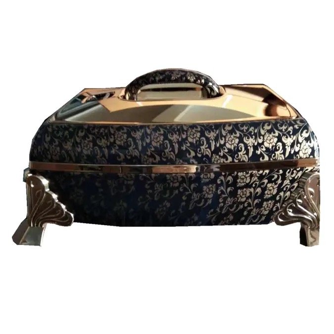 Hotel hot selling jumbo square insulated food warmer casserole for keep food warm 4.5L Canada insulated hot pot casserole set