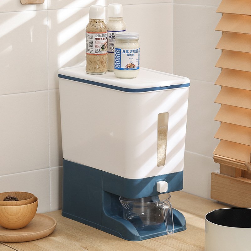 Hot selling PP material multifunction rice dispenser storage box grain dispenser storage container Rice storage container