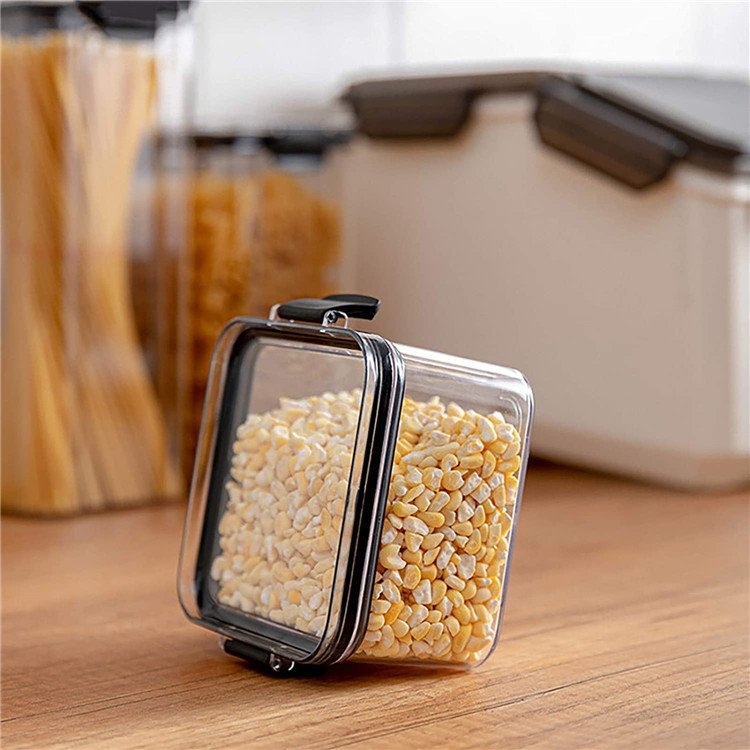 Airtight Food Storage Containers with Lids BPA Free Kitchen and Pantry Organization Leak-proof Canisters PET Party Modern GSR