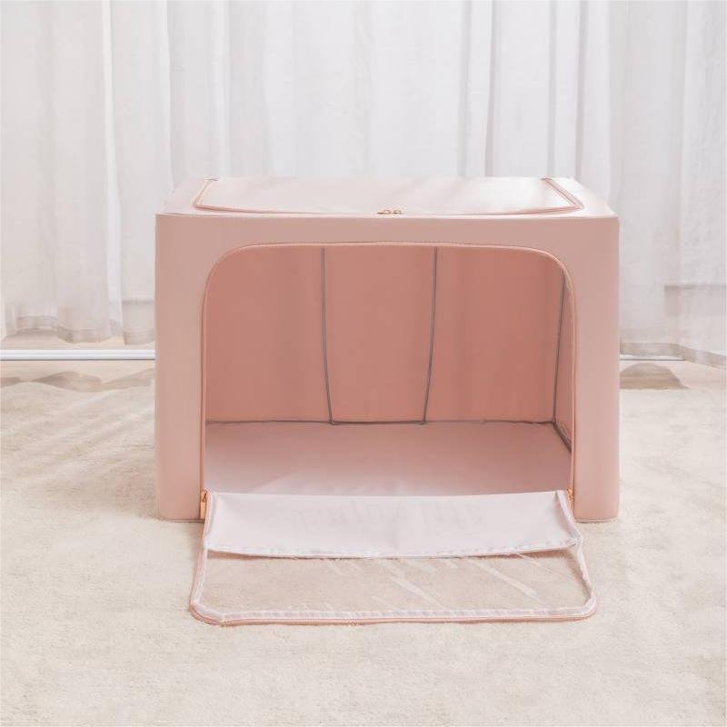 Fully stocked foldable wardrobe foldable clothes storage organizer bag large capacity waterproof fabric steel frame storage