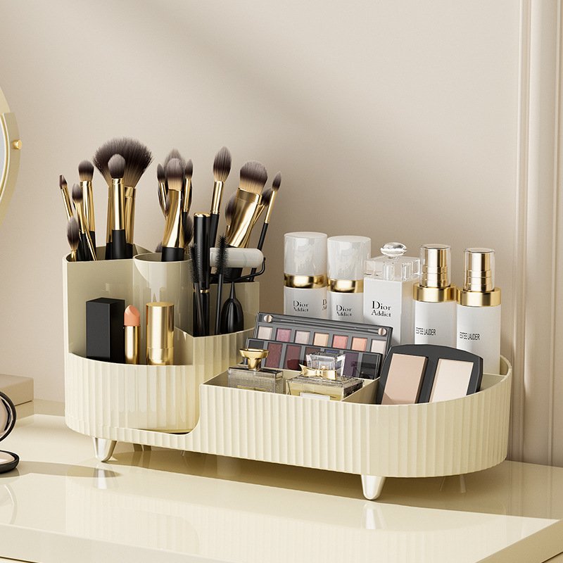 Top seller makeup tools box cosmetics organizer makeup box 360 Rotating Makeup Organizer cosmetic storage box