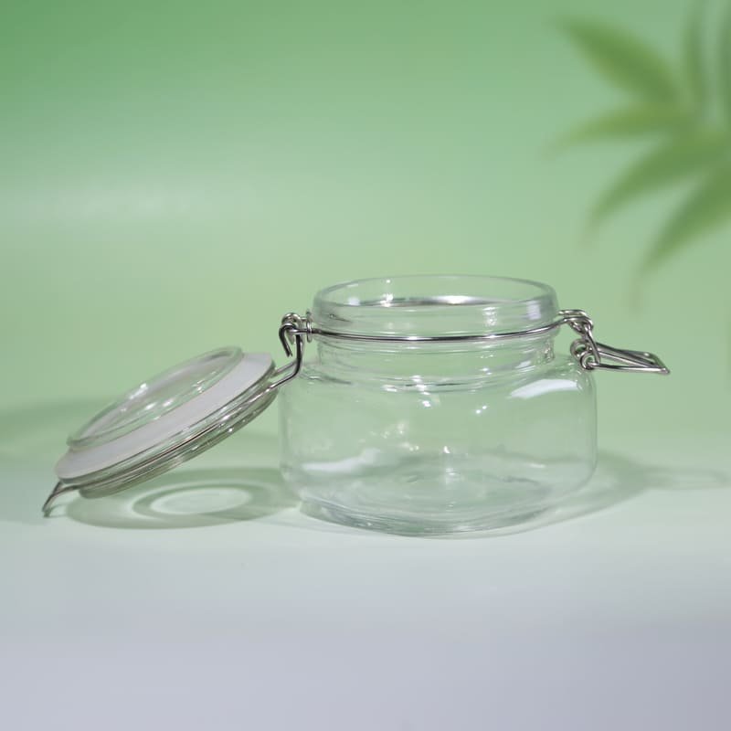 Household Food Storage: Borosilicate Glass Airtight Mason Jars