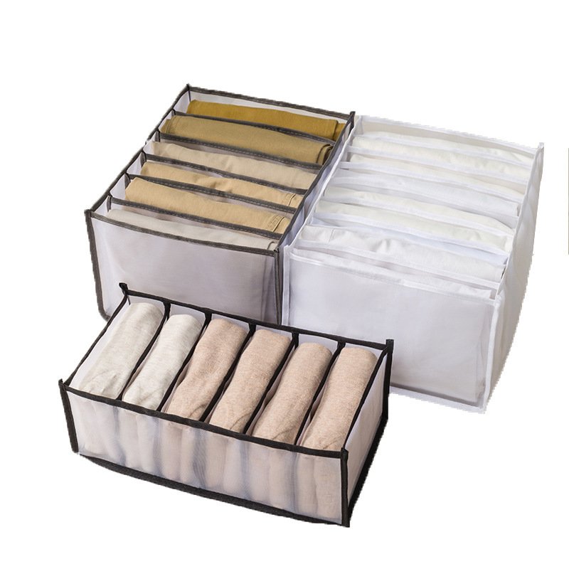 3Pcs Underwear Bra Organizer Storage Box Drawer Closet Organizers Boxes For Underwear Scarfs Socks Bra