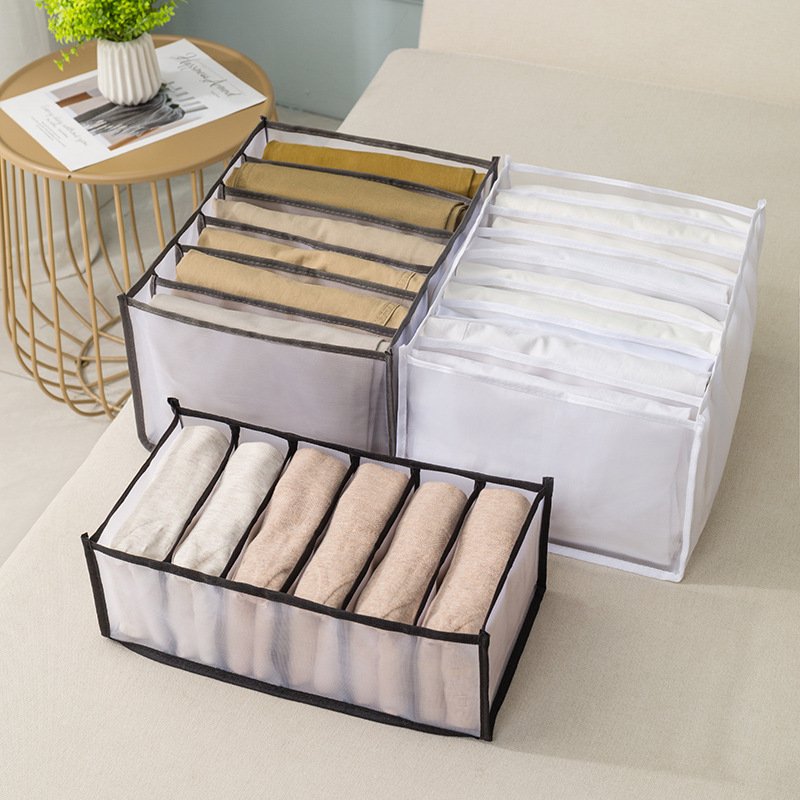 3Pcs Underwear Bra Organizer Storage Box Drawer Closet Organizers Boxes For Underwear Scarfs Socks Bra