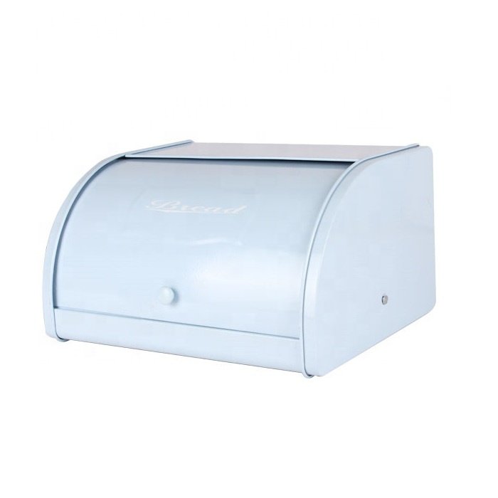 T007 Galvanized Iron Bread Box Food Storage Metal Box With Lid