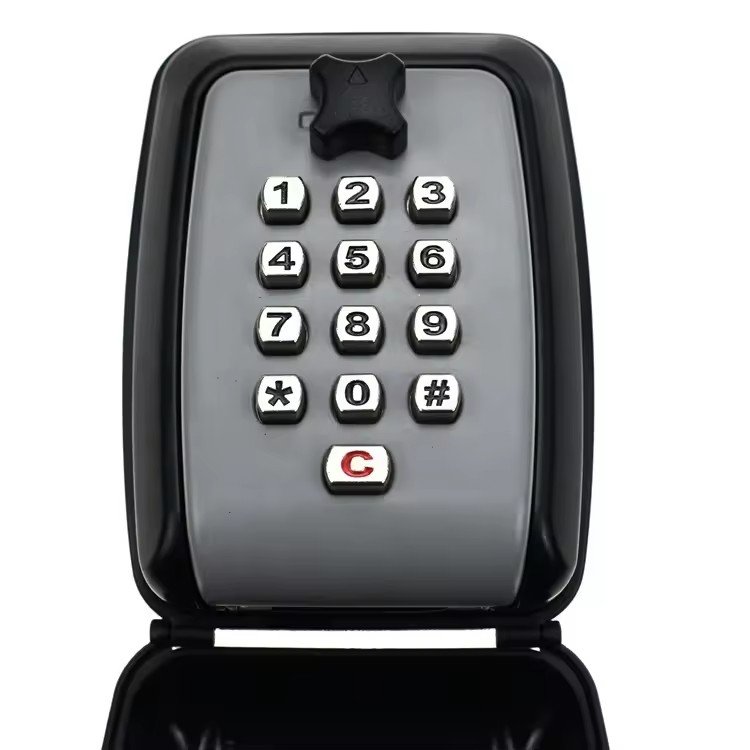 Push Button open Wall Mounted Combination keypad secret car Safety locker with 5 keys large capacity storage safe lock box