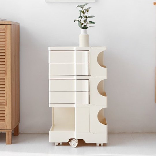 Creative cart nightstand Nordic Internet celebrity storage cabinet household living room ins cabinet removable snack locker