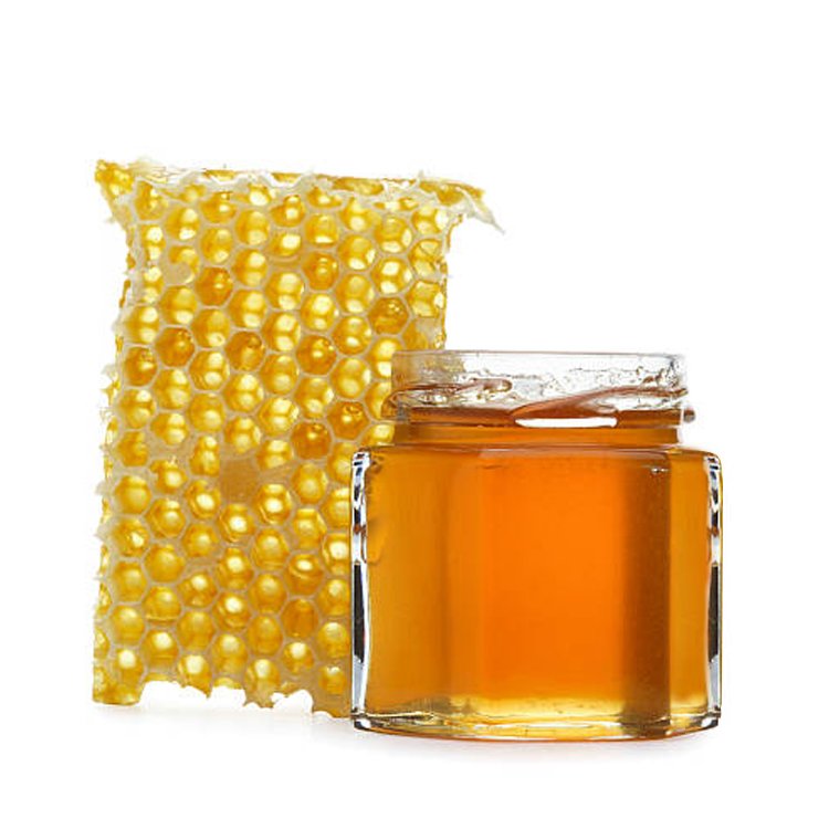 Honey Jar Hexagonal Crystal Glass Jar for Food Storage with Airtight Steel Lid