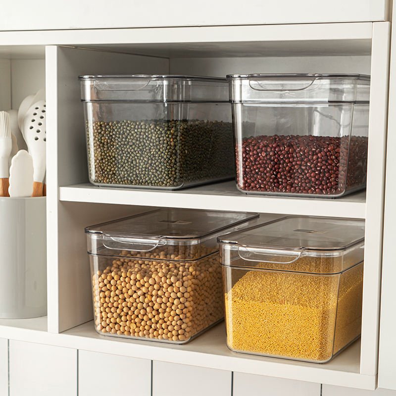 Pet Clear Plastic Refrigerator Food Organizer Fridge Storage Containers Box Bins Set For Fridge