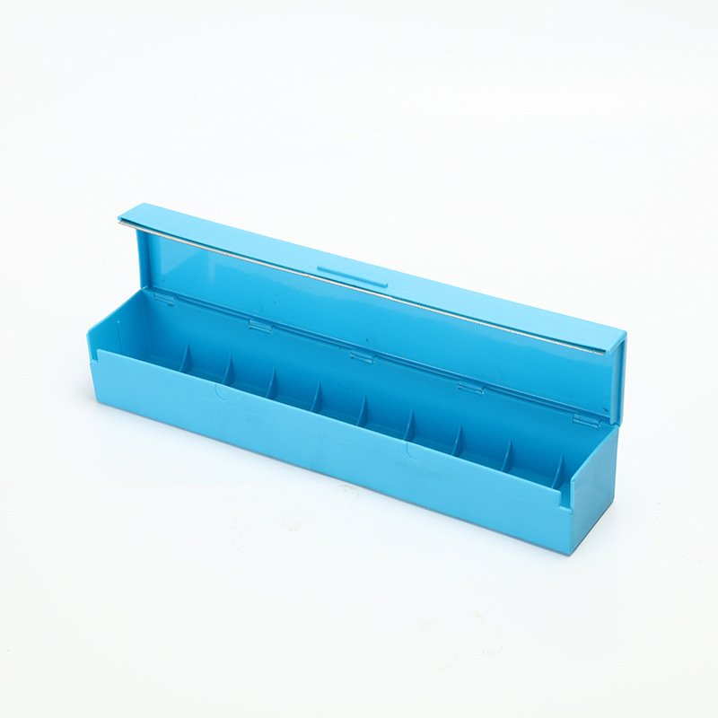 WS255 2022 Hot Kitchen Durable Wrap Dispenser PP Plastic Film Cutting Wrap Dispenser Convenient Thickening box Clingfilm Cutter