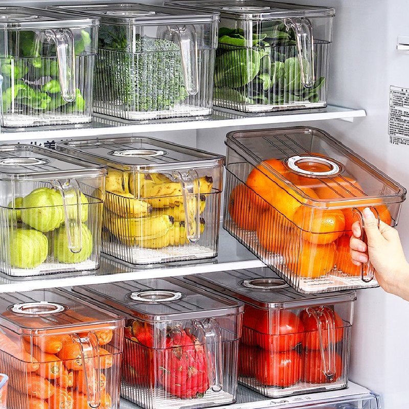 Refrigerator Storage Box Food Grade Kitchen Food Vegetable Preservation Box Frozen Special Dumplings Fruit Egg Storage
