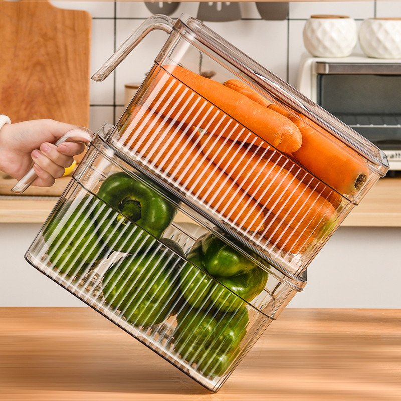 Refrigerator Storage Box Food Grade Kitchen Food Vegetable Preservation Box Frozen Special Dumplings Fruit Egg Storage