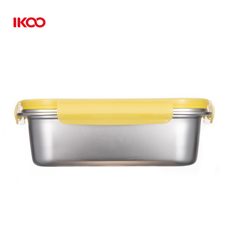 Airtight food storage bento lunch box stainless steel