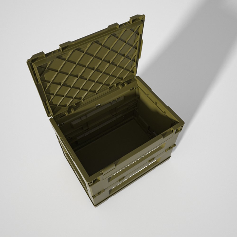 OEM China Wholesale Price Storage Box Plastic Folding Stackable Storage Organizer
