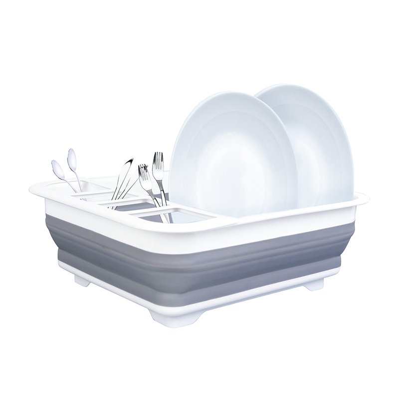 Multifunctional Foldable Drainage Dish Rack Kitchen Multifunctional Shelf Tableware Drainage Dish Rack