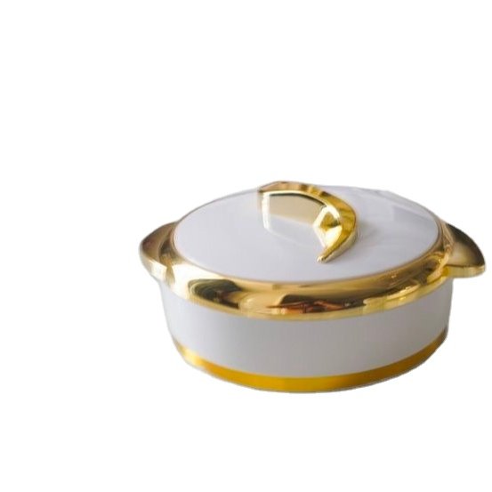 High quality round food warmer set insulated for Household Film covering 1.5L+2L+2.5L Qatar Oman food warmer set casserole