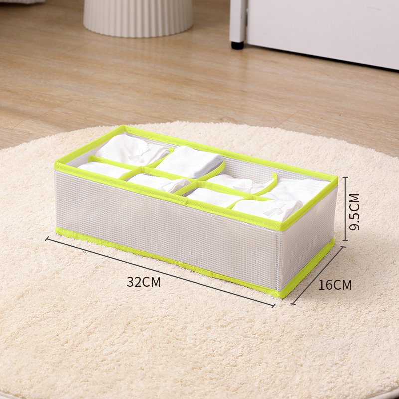 Separated Underwear and Socks Storage Box The Latest Hot Wholesale Collapsible 8 Compartment Opp Bag Multifunction Modern 1 Pcs