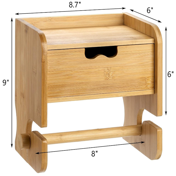Multifunctional Office Space Organizer Plastic Metal Fabric Toilet Paper Holder with Storage Box Kitchen School Jewelry Tools