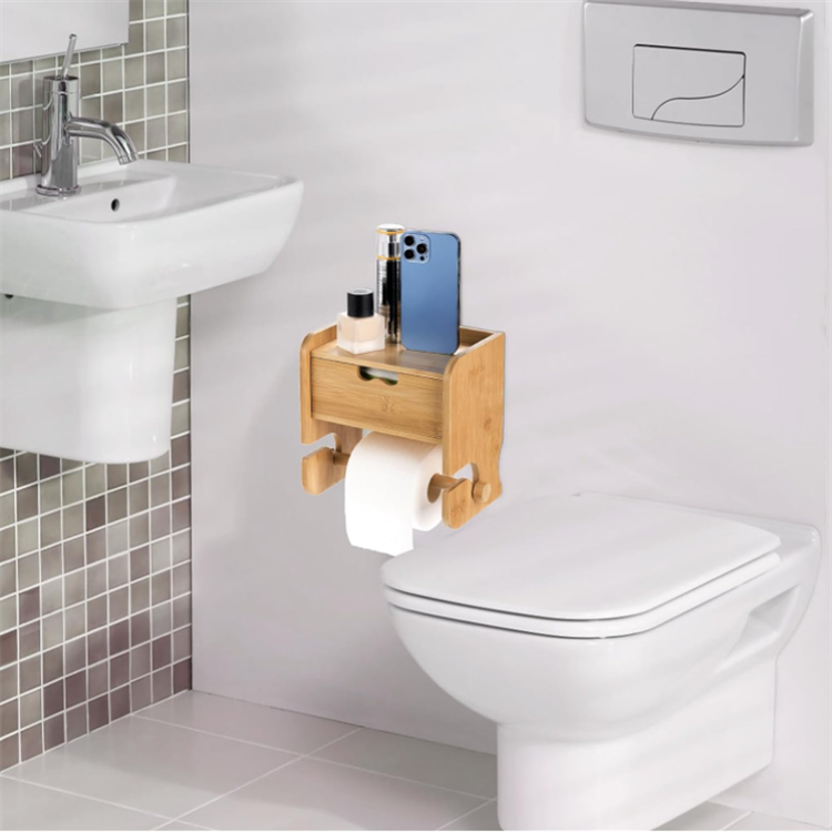 Multifunctional Office Space Organizer Plastic Metal Fabric Toilet Paper Holder with Storage Box Kitchen School Jewelry Tools