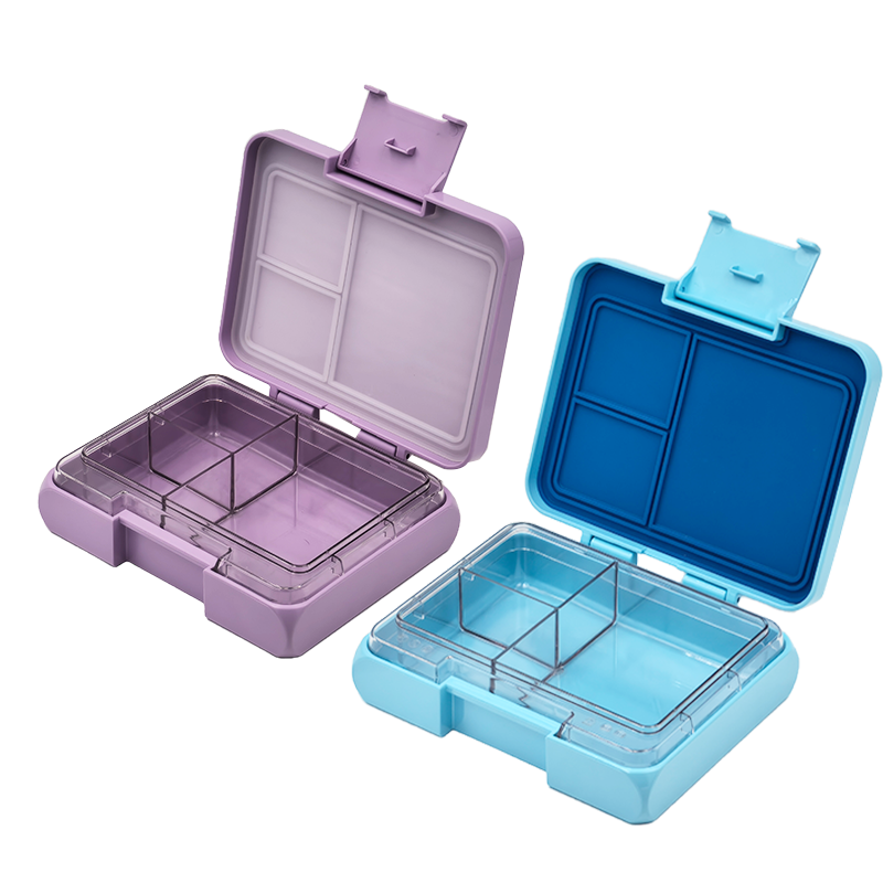 China Factory Plastic Kids Lunch Box Tritan Lunch Bento Box Insulated Plastic Container Leakproof Lunch Box Kids Food Storage