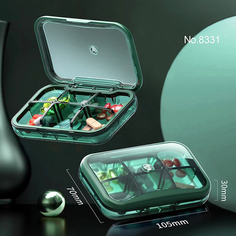 Portable Plastic pill storage Medicine Storage Box Seven Days a Week Pill Sealed Separate Boxes for Three Meals a Day Carrying