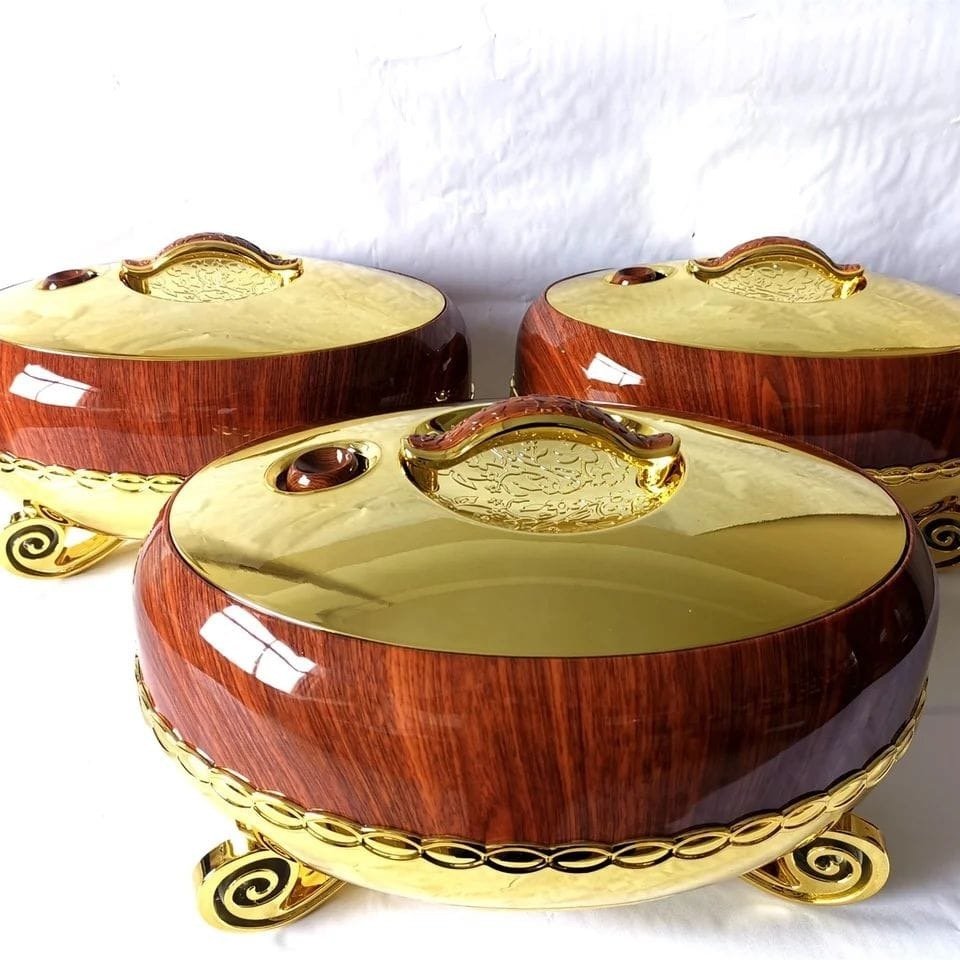 Eid al-Fitr big rectangle thermal hot pot containers sets for Household 4L 5L 6L Canada insulated hot pot casserole set