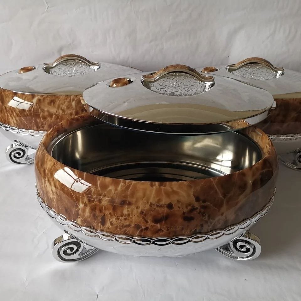 Eid al-Fitr big rectangle thermal hot pot containers sets for Household 4L 5L 6L Canada insulated hot pot casserole set