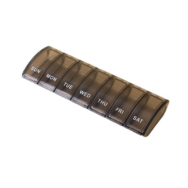 KYPL252 One Week 7 Grids Travel Pill Case Big Capacity Medicine Storage Box