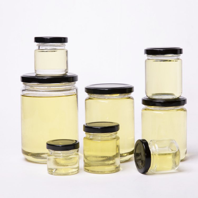 Hot Sale Round Glass Jar 250ml 300ml 350ml 500ml 750ml 1000ml for Food Storage