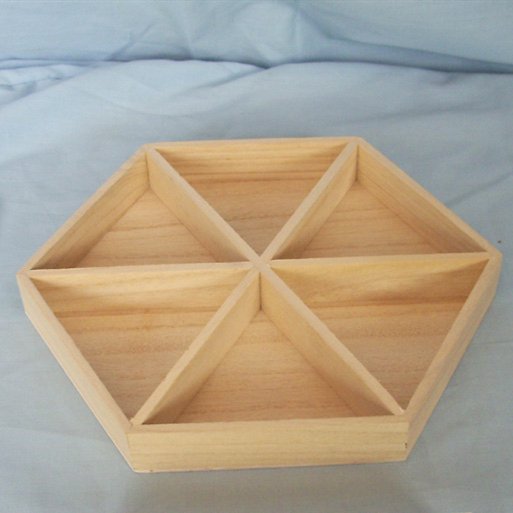 Bamboo Wood Divider Snack Serving Trays Multifunction Wooden Sorting Tray Sectioned Platter Nuts Candy Storage Plate Container