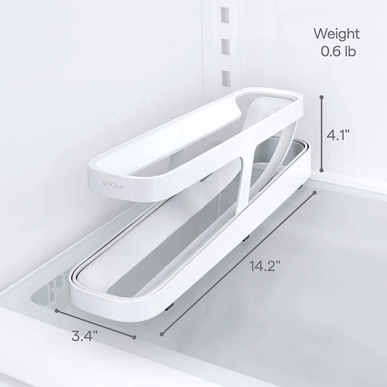 Kitchen Refrigerator Storage Box Egg Fresh Organizer Holder for Fridge Stackable Plastic Egg Storage Rack