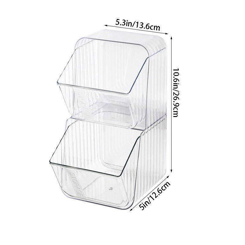 Drawer Style Wall Mounted Stationery Storage Box Plastic Cosmetic Tea Bag Coffee Sugar Storage Containers Desktop Organizer