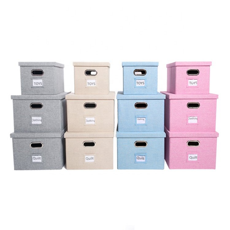 Sundries Underwear Storage Small Drawer Box Foldable Fabric Storage Box Bin